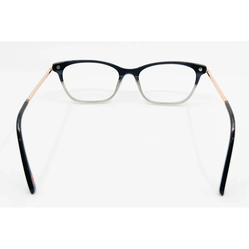 Vera Bradley Eyeglasses Womens Black Gray Ombre Cat Eye Frames 52-16-135